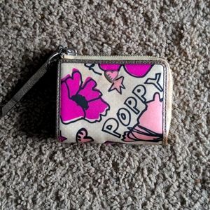 Coach poppy wallet.